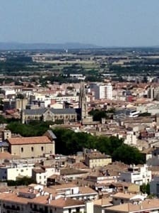 View of Nimes France