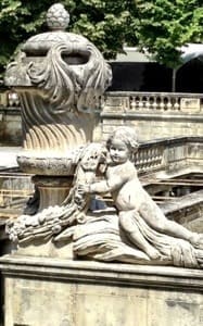Jardin Fontaine in Nimes, France