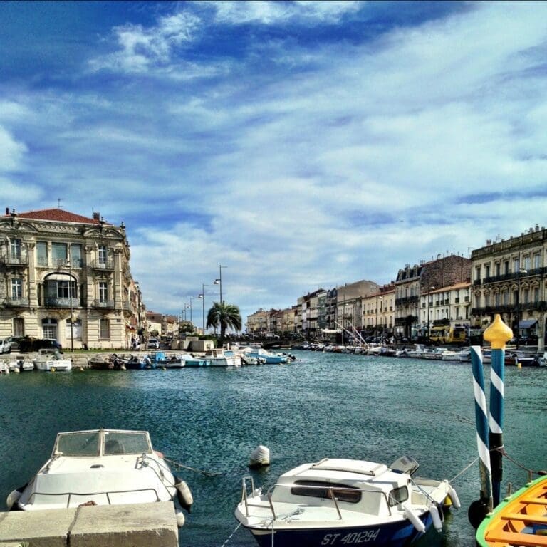 Sete, a French beach holiday site