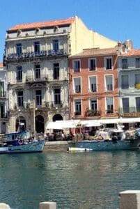 Sete a French beach holiday site