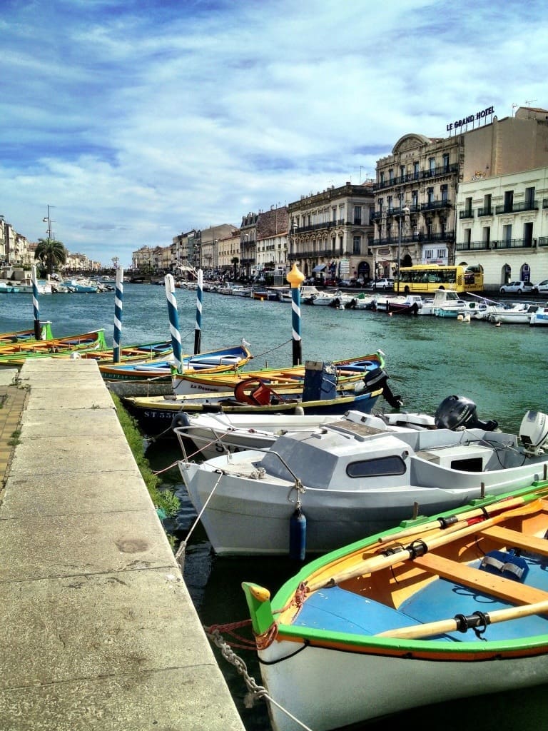 Sete a French beach holiday site