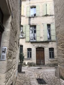 Village scenes in Uzès 