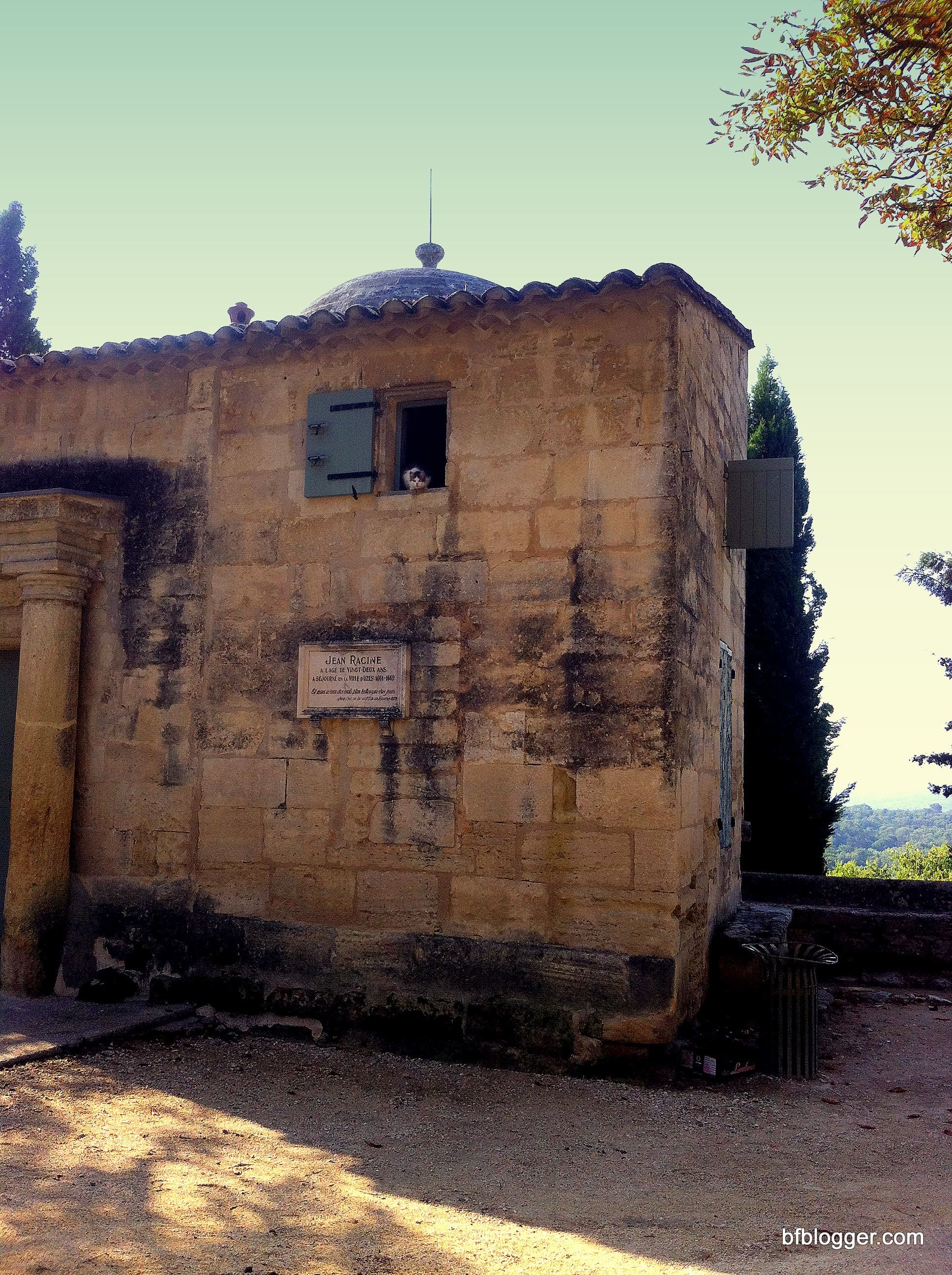 Uzes home overlooking the valley.