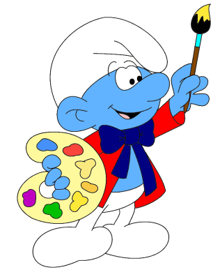 The Smurf characters originated in France.