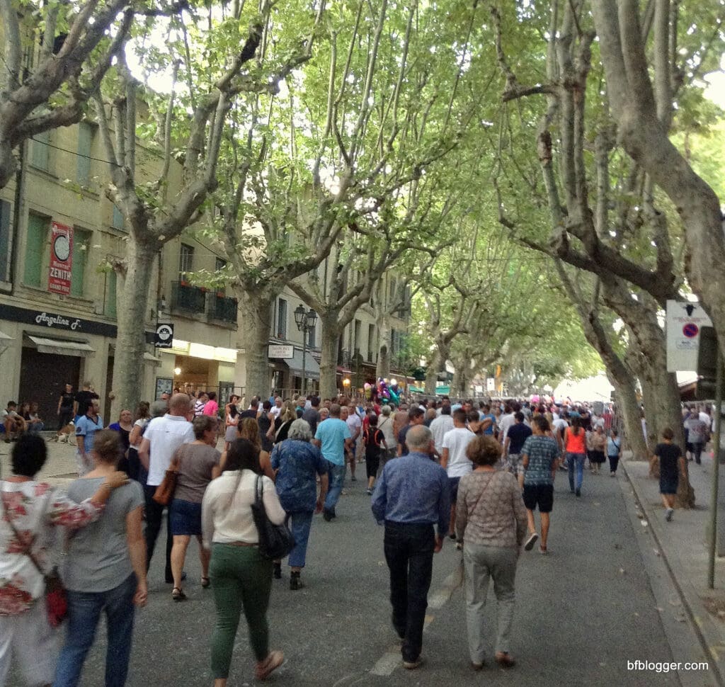 The crowds