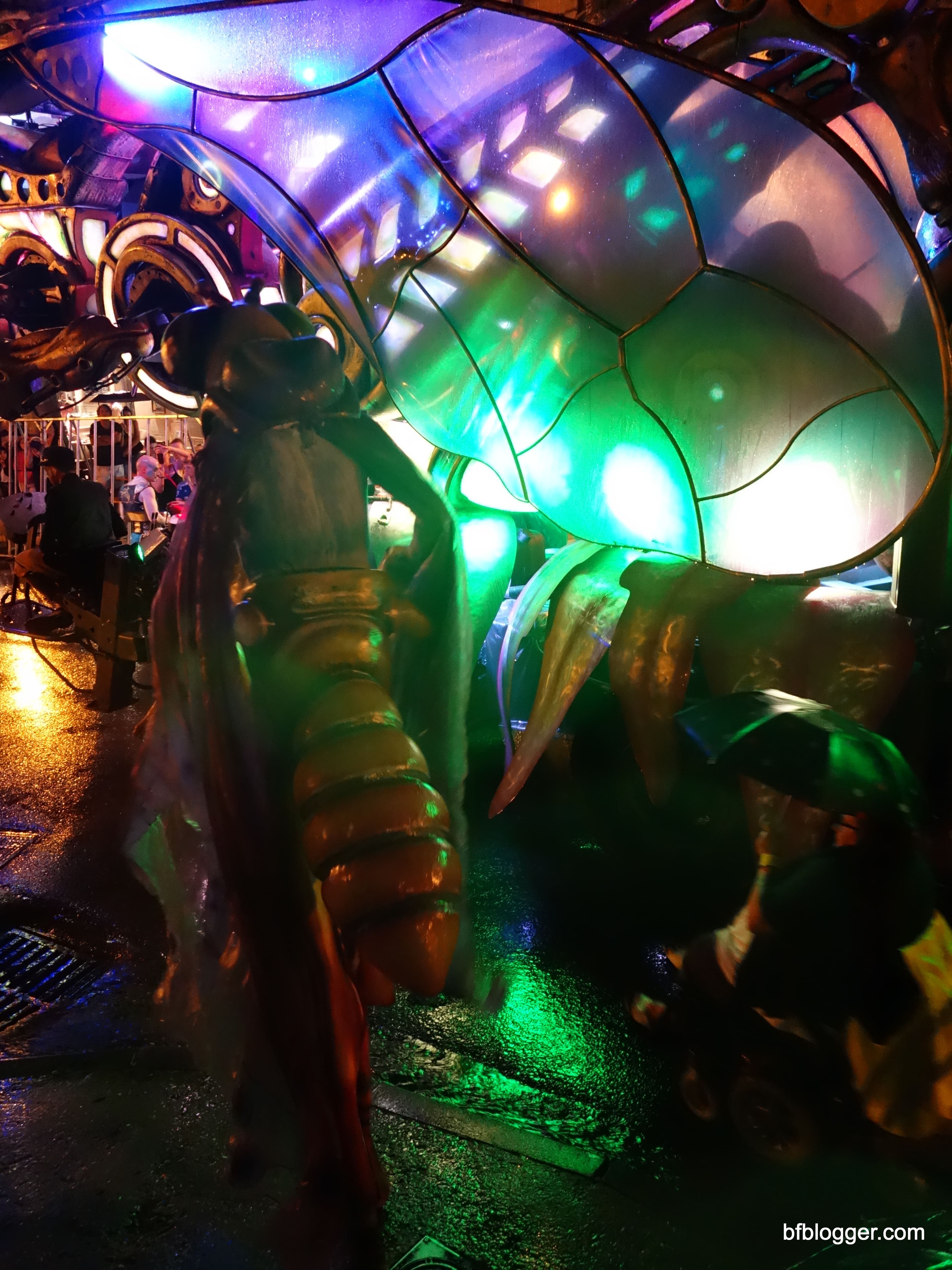 Giant bees walked the streets