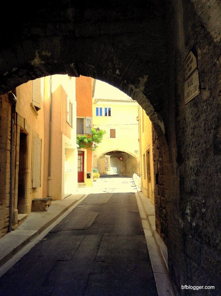 Medieval entrance to Caromb