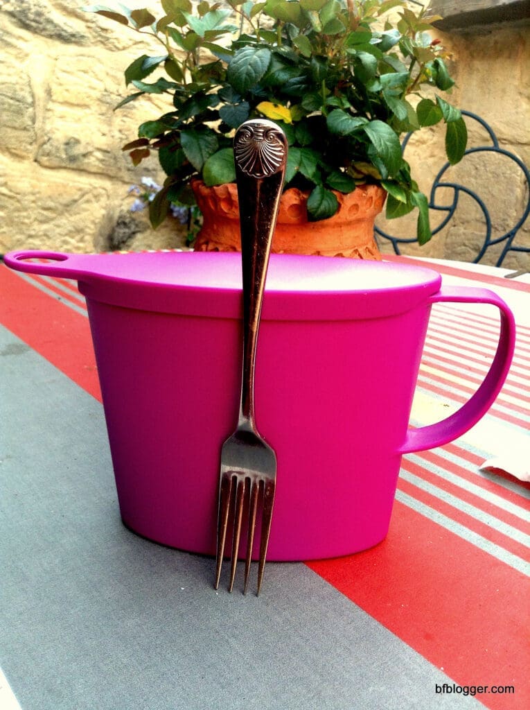 Pipinette's size compared to dinner fork.
