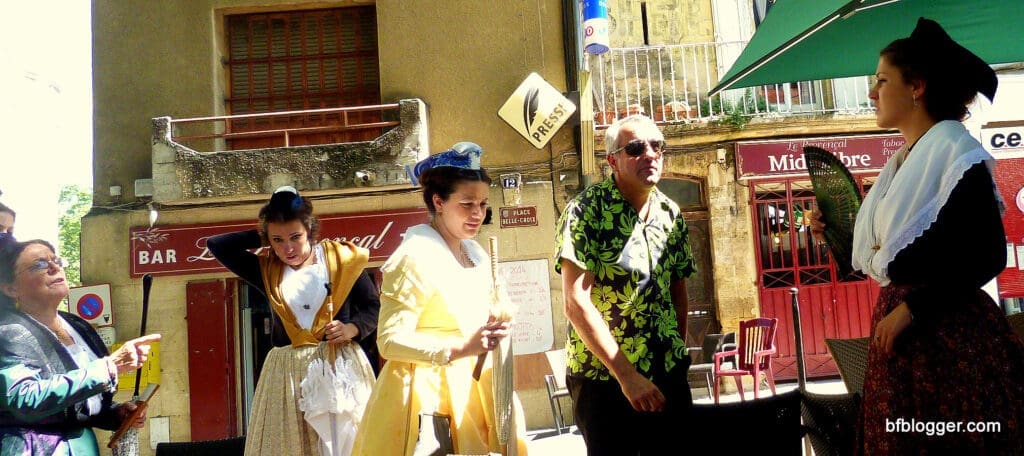 The flashback to early times in Uzes 