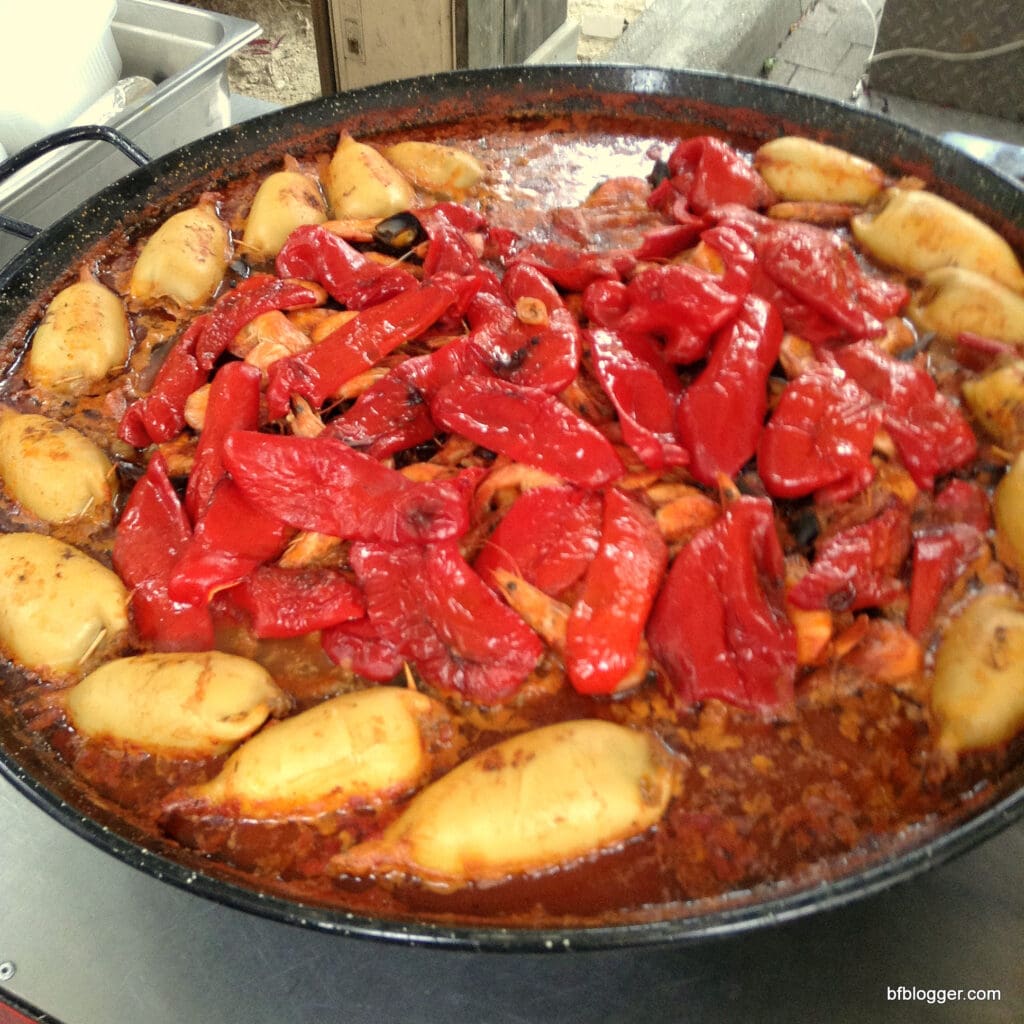 Cuddle fish in stew