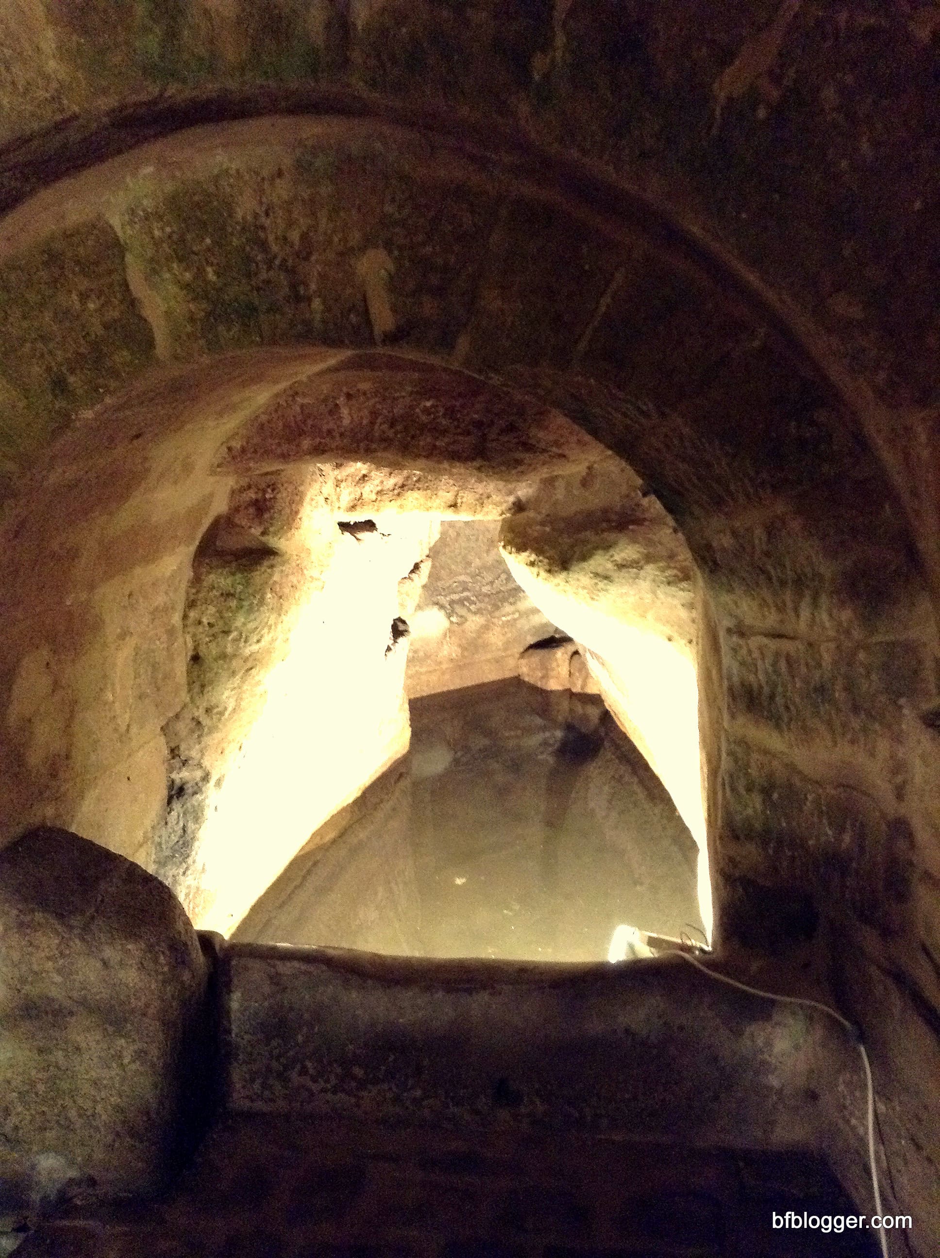 Roman subterrerean well Uzes France