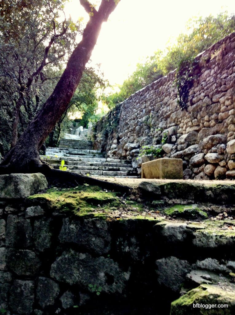 Stairway to the Valle d'Eur Uzes France