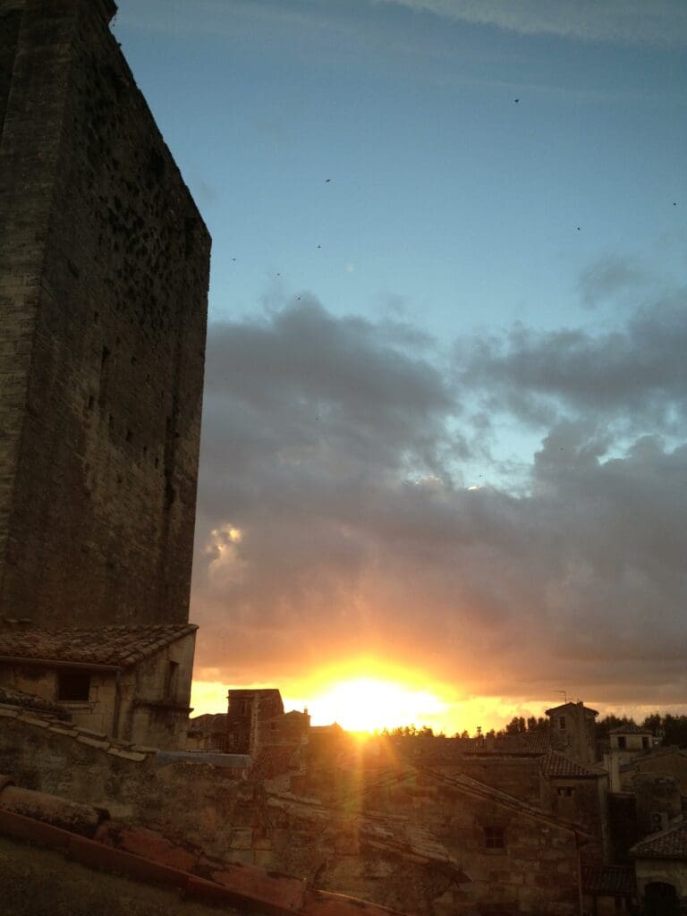 Last night's sunset from my terrace
