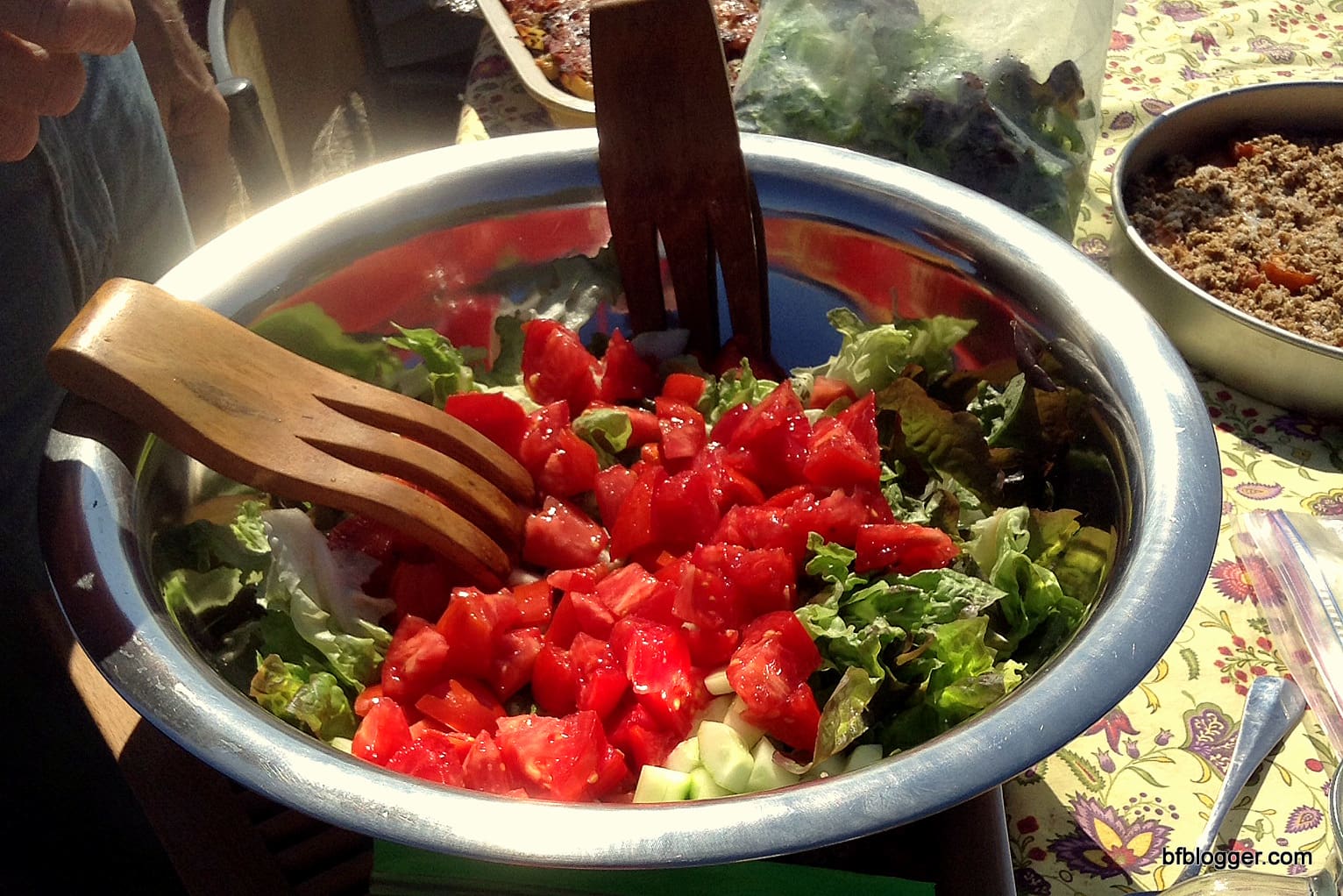 Fresh Greens and Homegrown Tomatoes, Vers-Pont-du-Gard, France