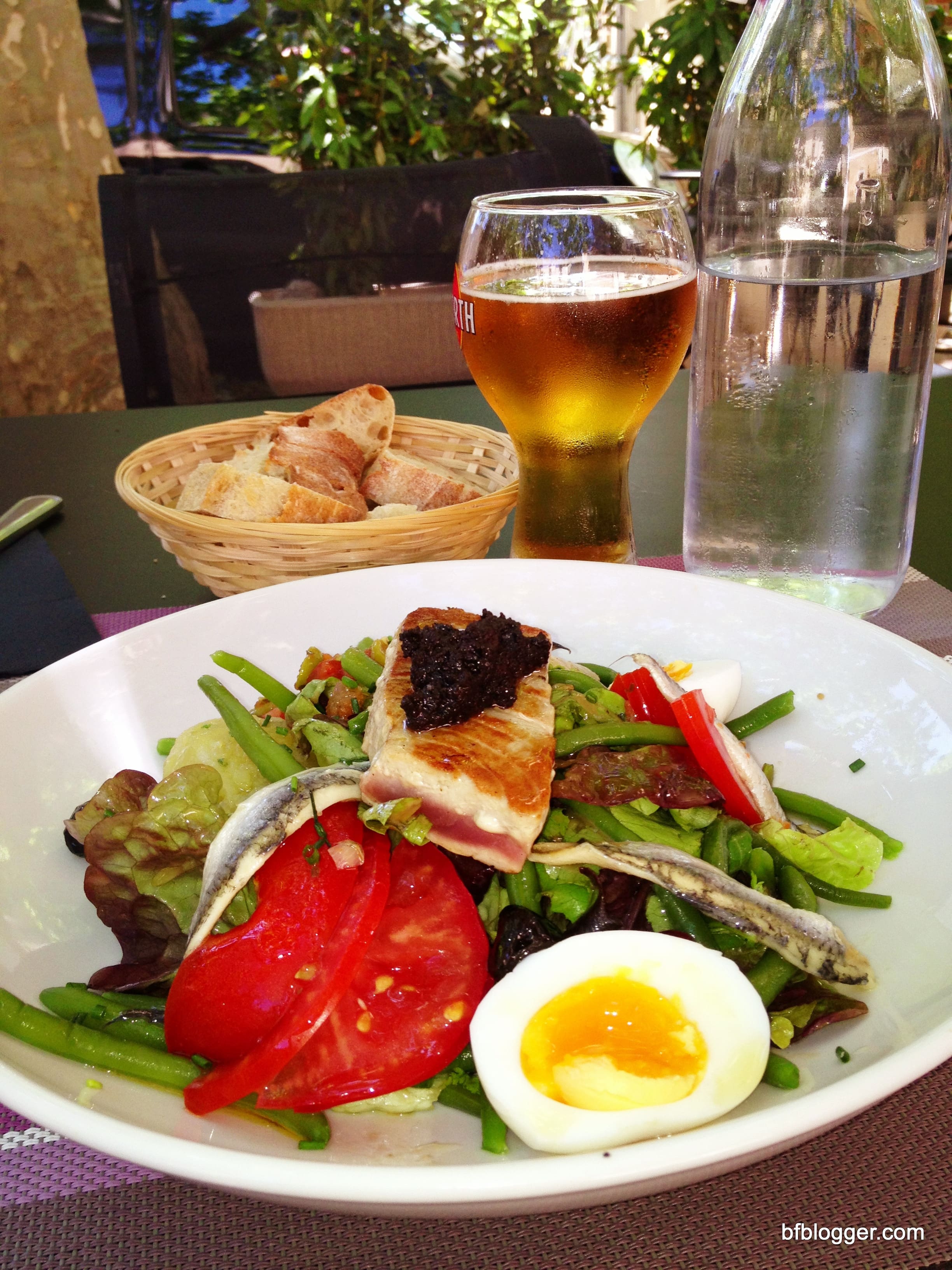Salmon Salad, San Quentin La Poterie, France