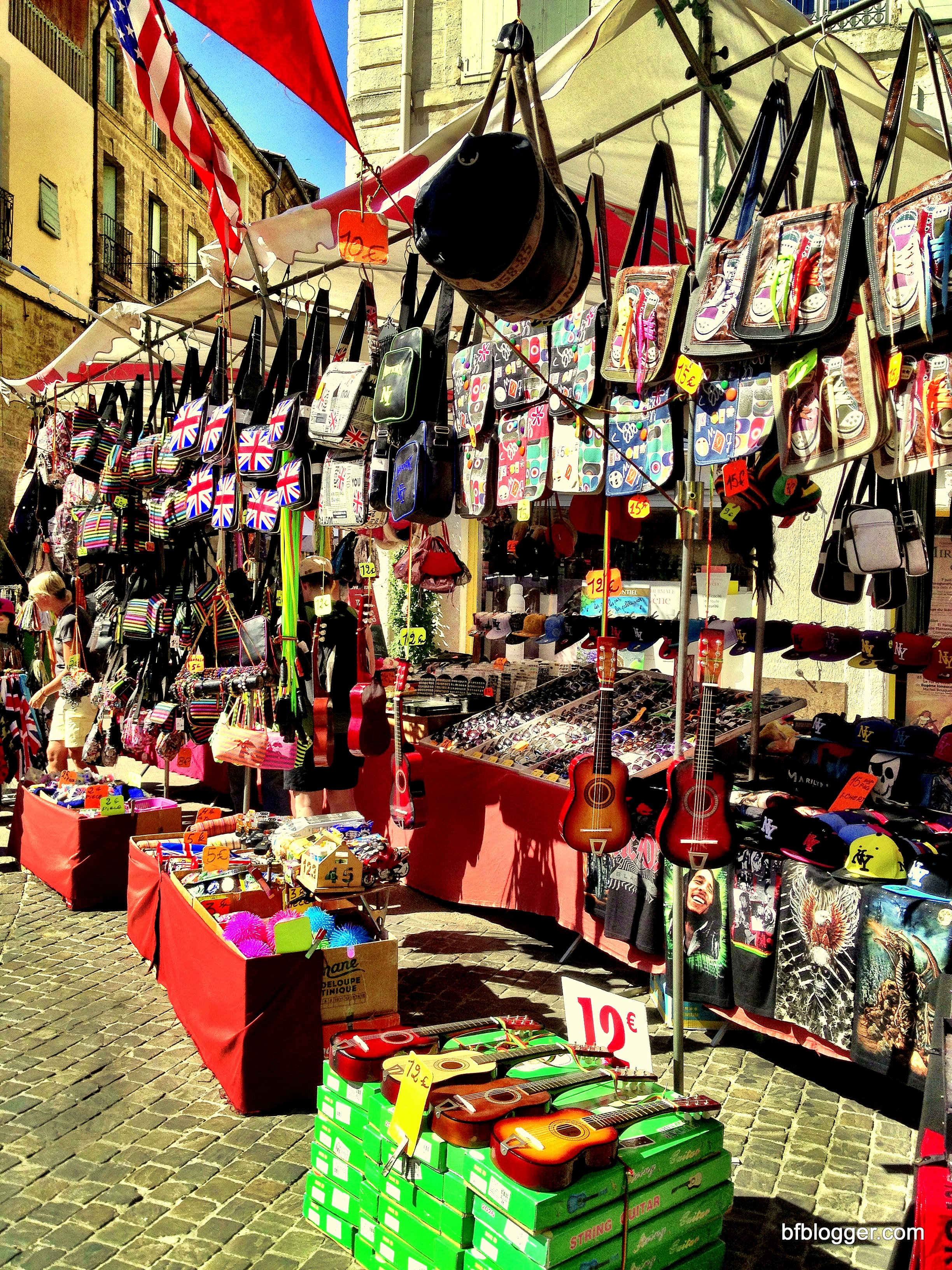 Saturday market in Pézenas