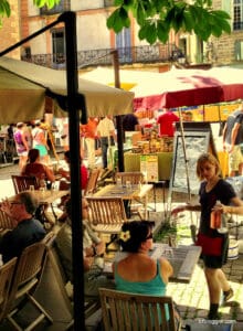 Saturday market in Pézenas