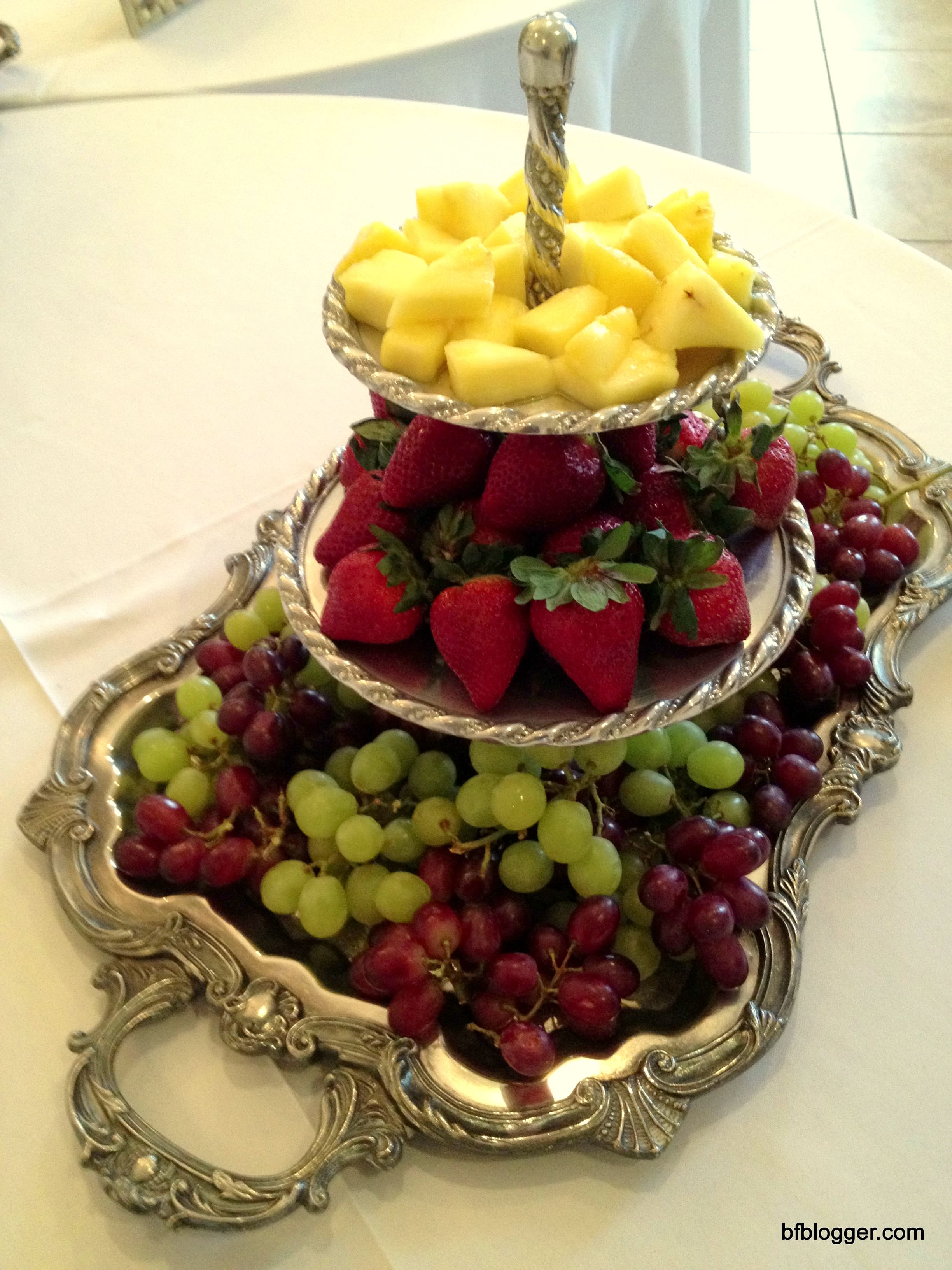 Fruit Tray for "Southern" Baby Shower, Douglasville, Georgia, USA