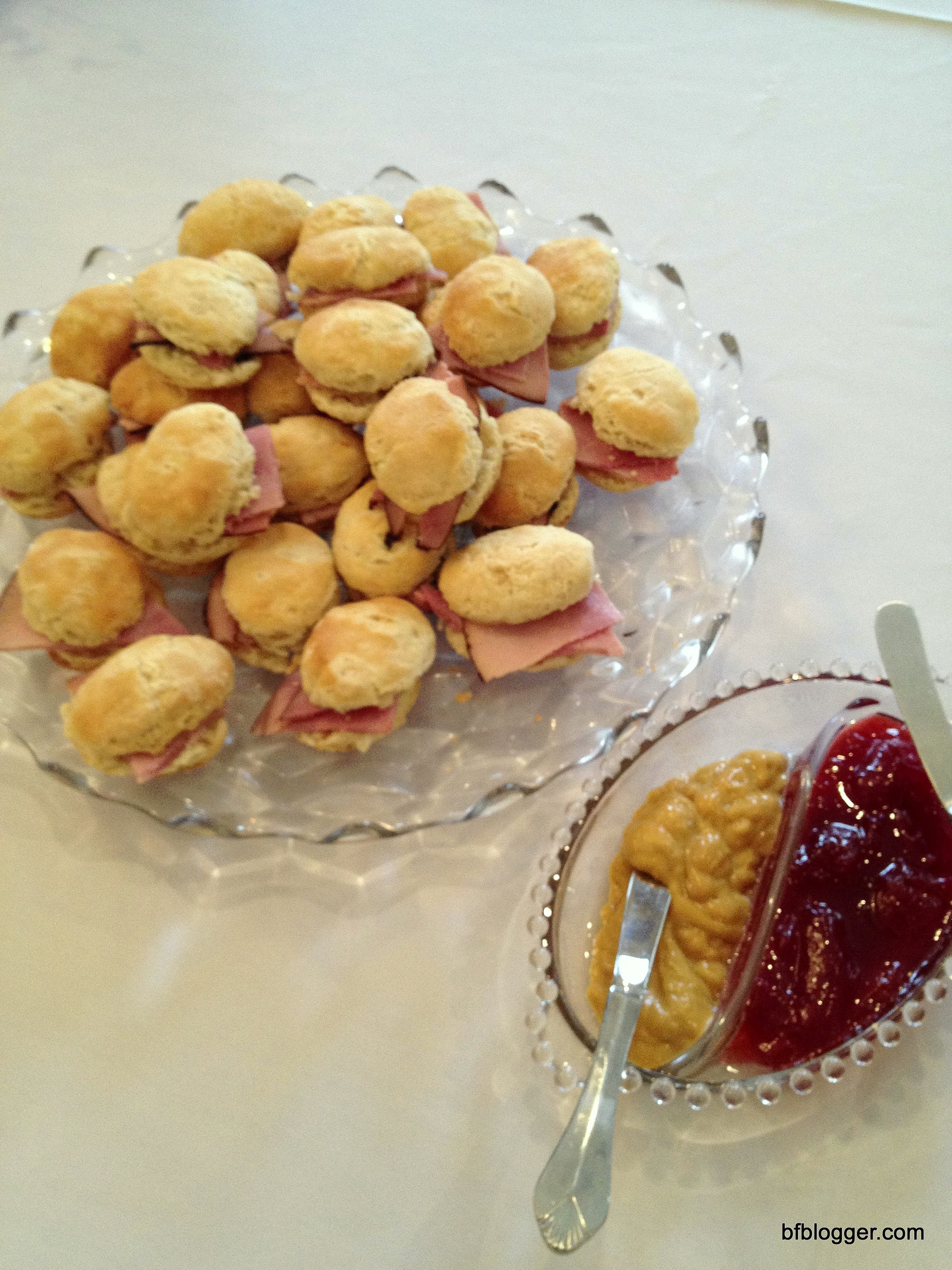 Ham Biscuits for "Southern" Baby Shower, Douglasville, Georgia, USA
