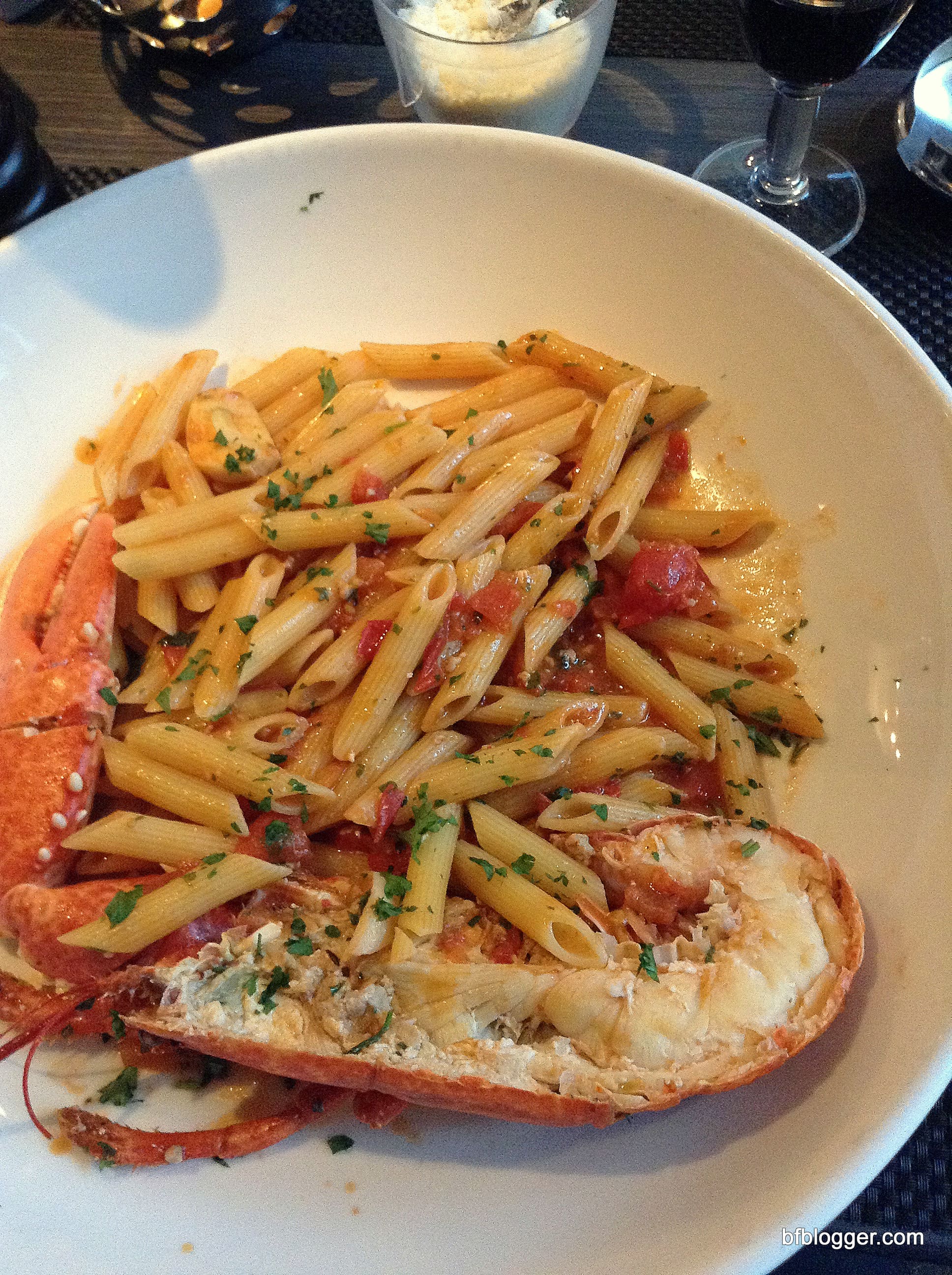 Lobster with Penne Pasta in Nice, France