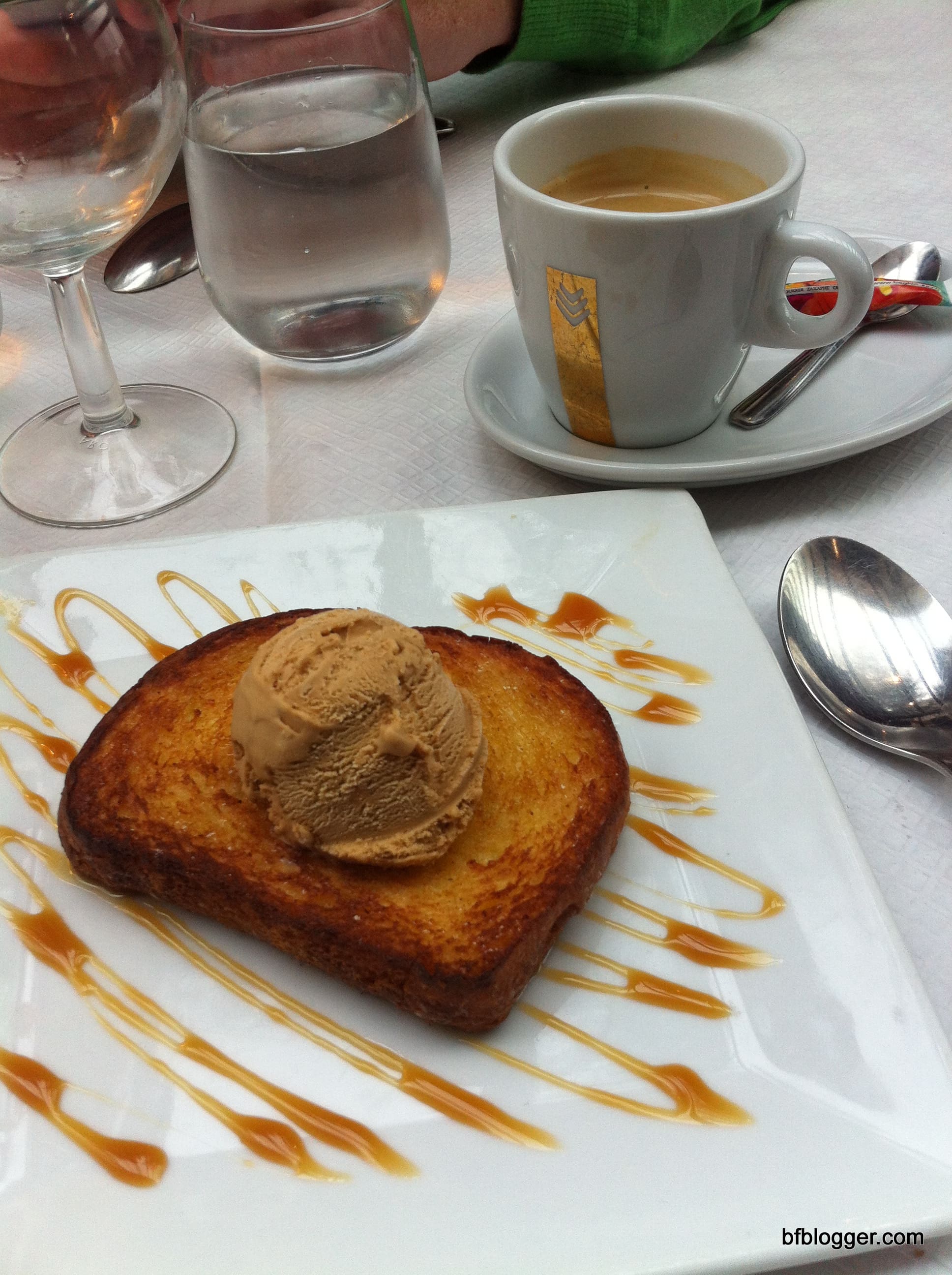 Brioche with Caramel Glace