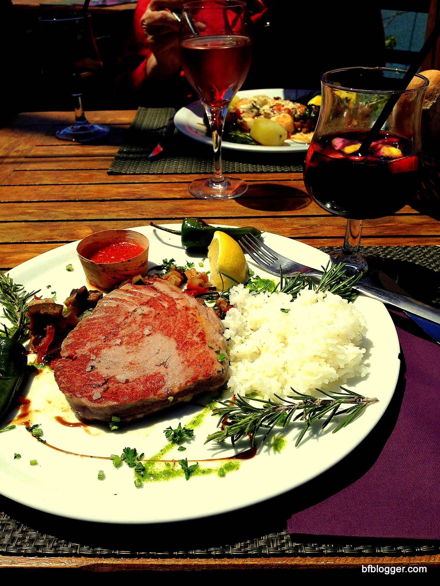 Tuna Steak in Collioure, France