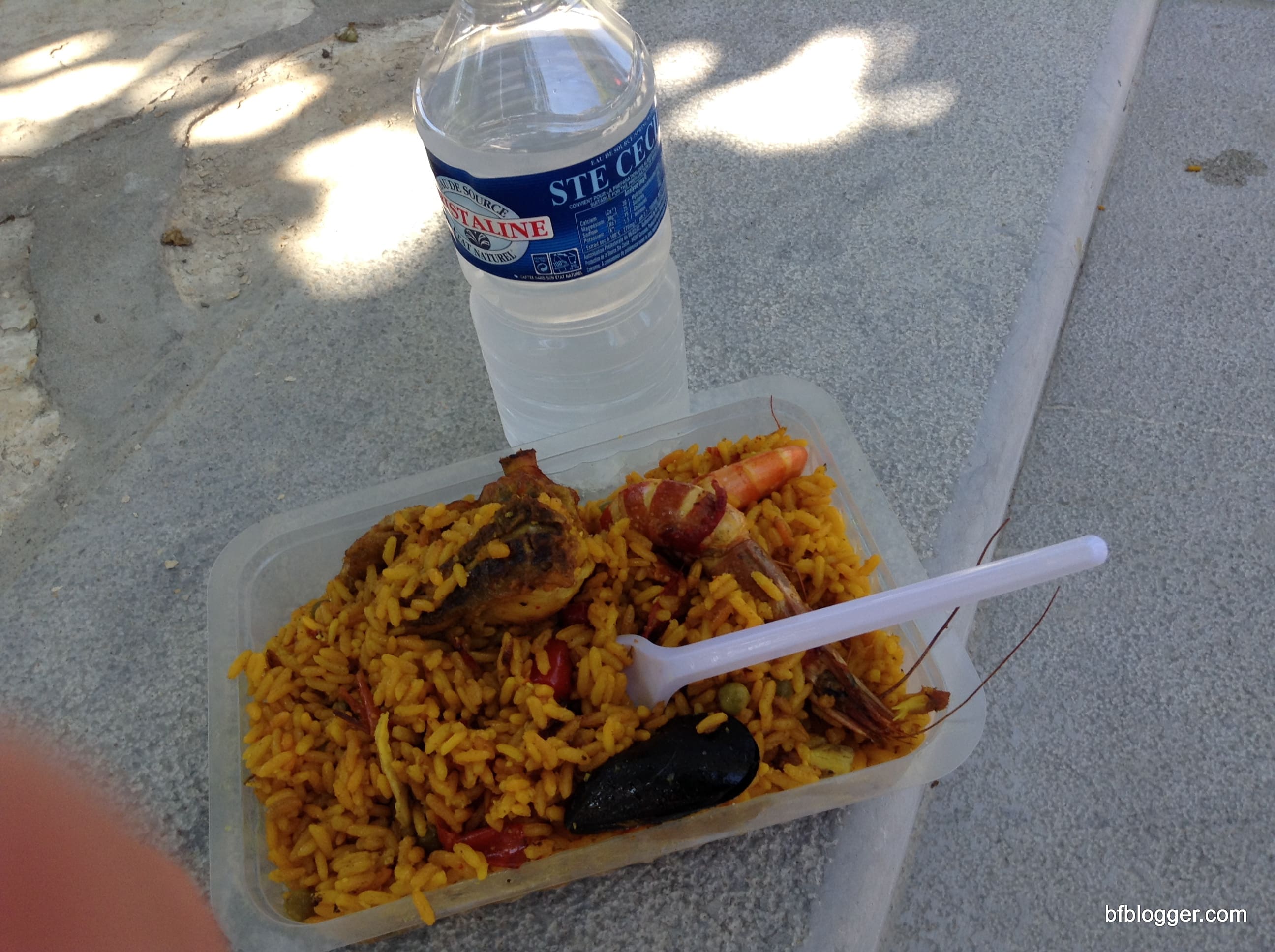 Street Vendor Paella in Arles, France