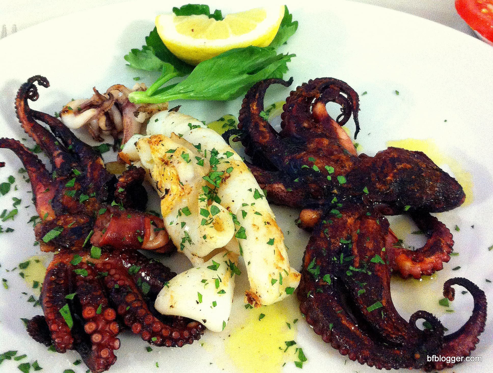Grilled Octopus, Nova Siri, Italy