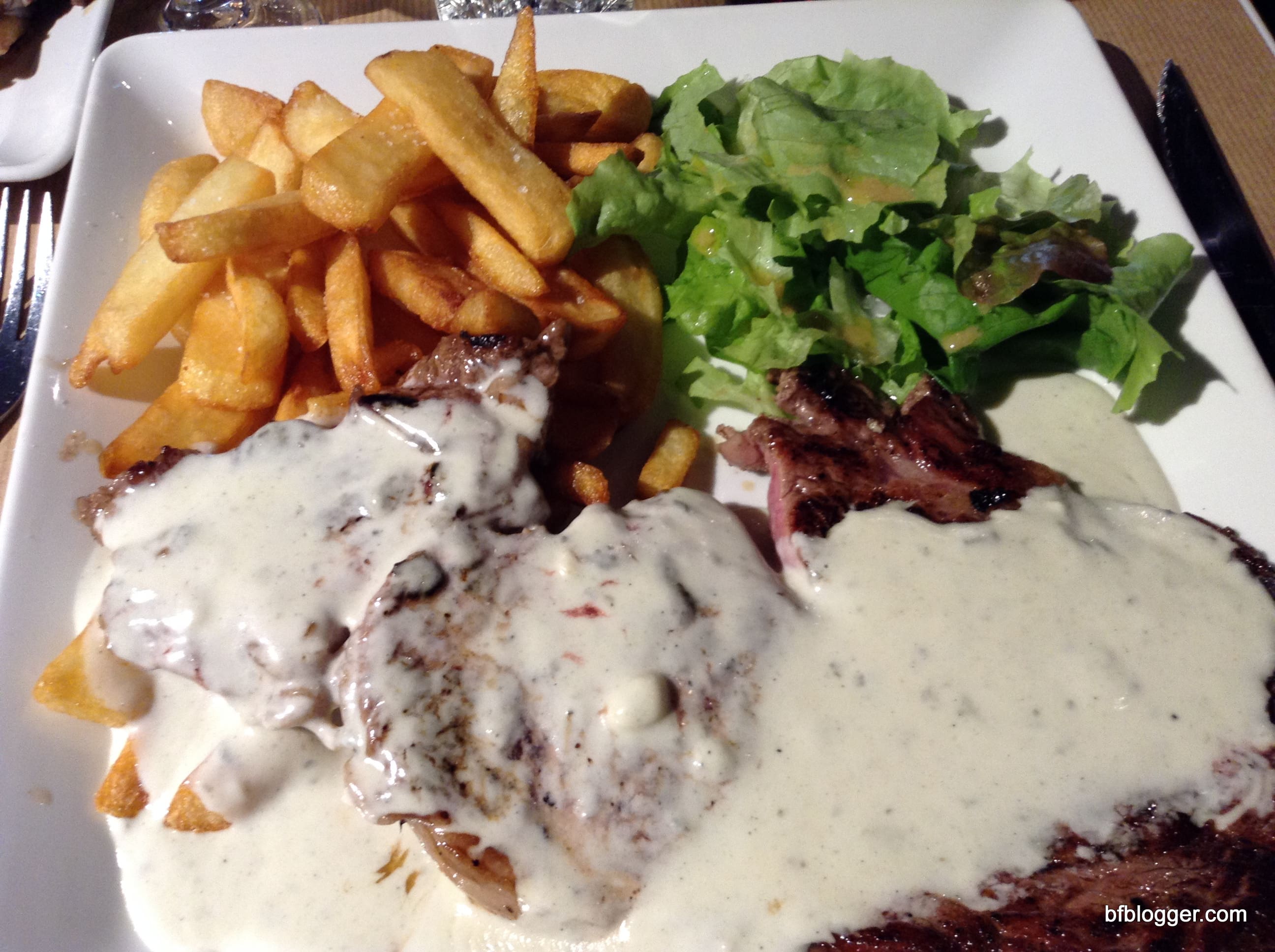 Entrecote and Frites in Avignon, France