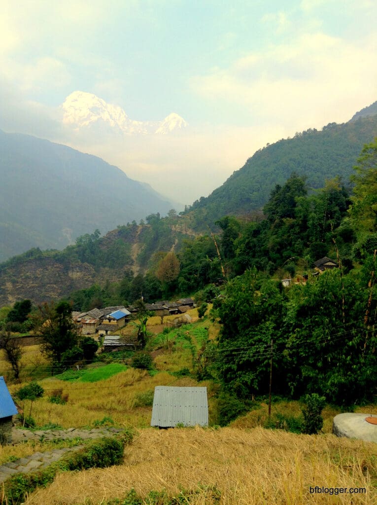 Himalayan mountain scenery 