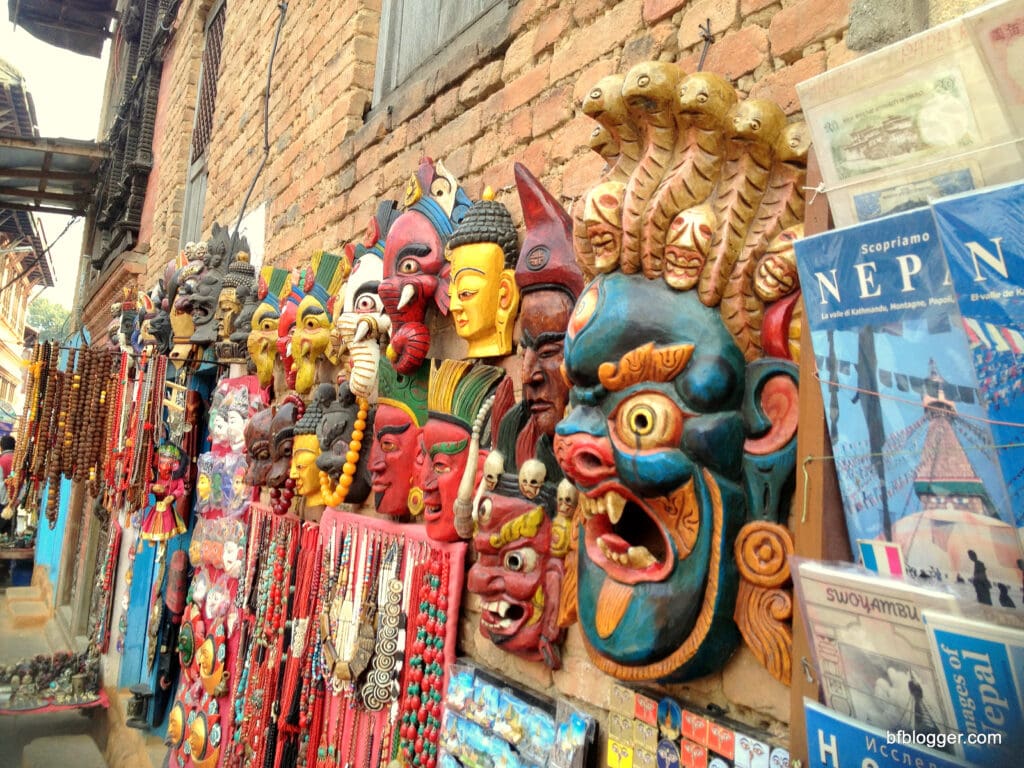 Shops at the Monkey Temple
