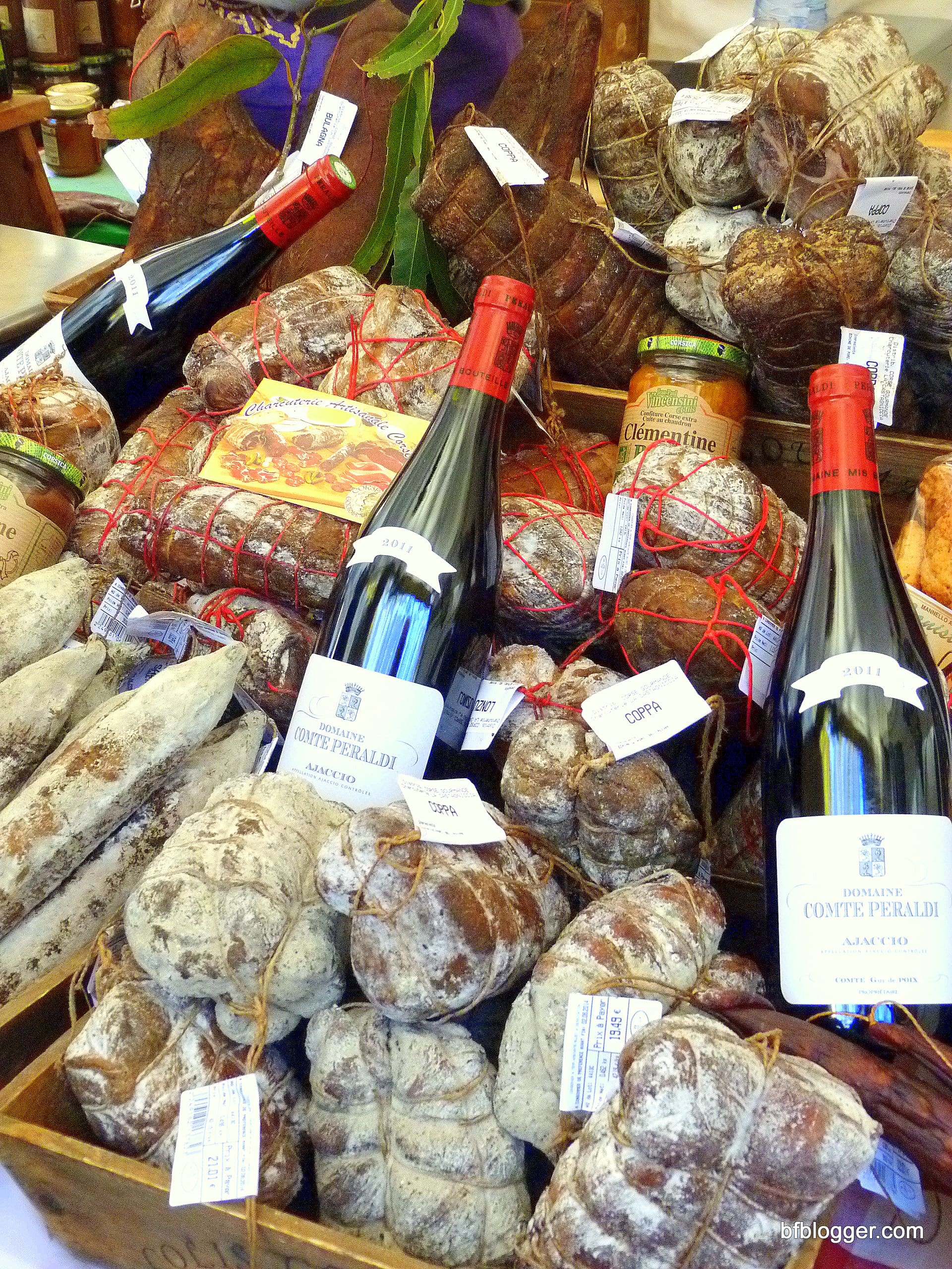 Saucisson in Uzes, France
