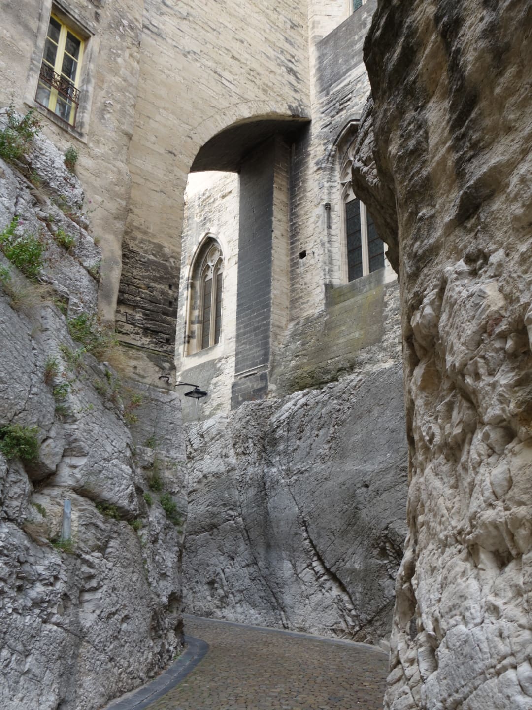 Narrow, winding, ancient village streets