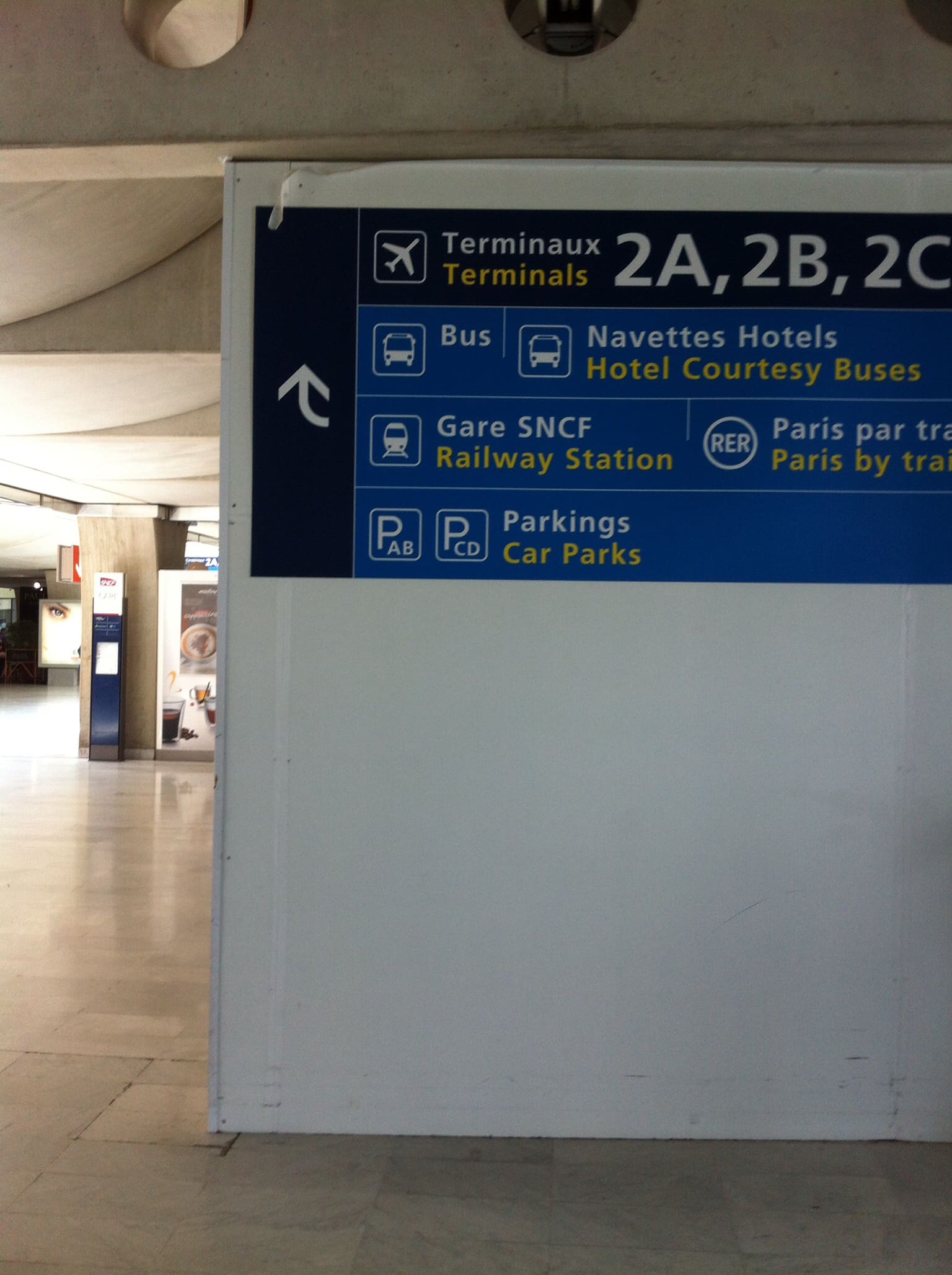 CDG train/airport guide