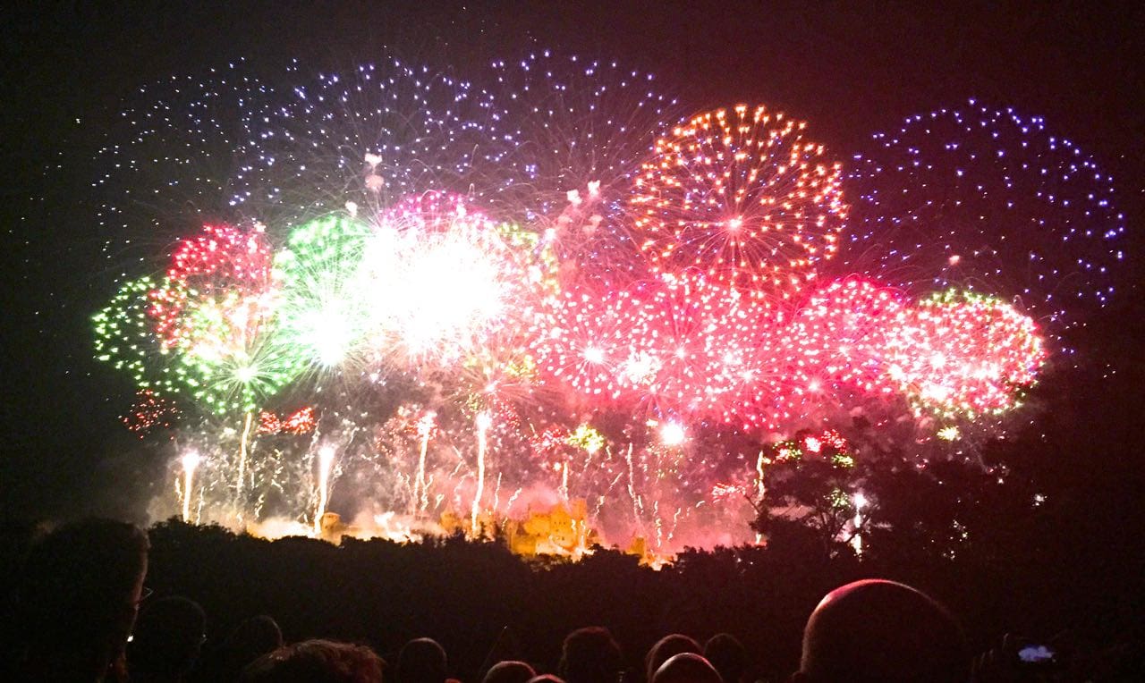 Bastille Day Fireworks in Carcassonne