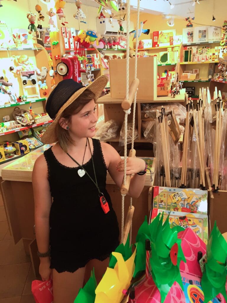 In the toy store 