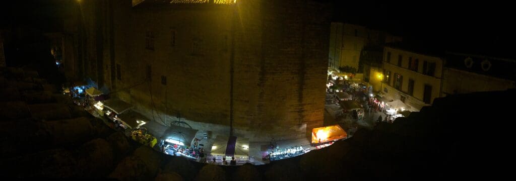 Tuesday night around the Plaza de Duche 