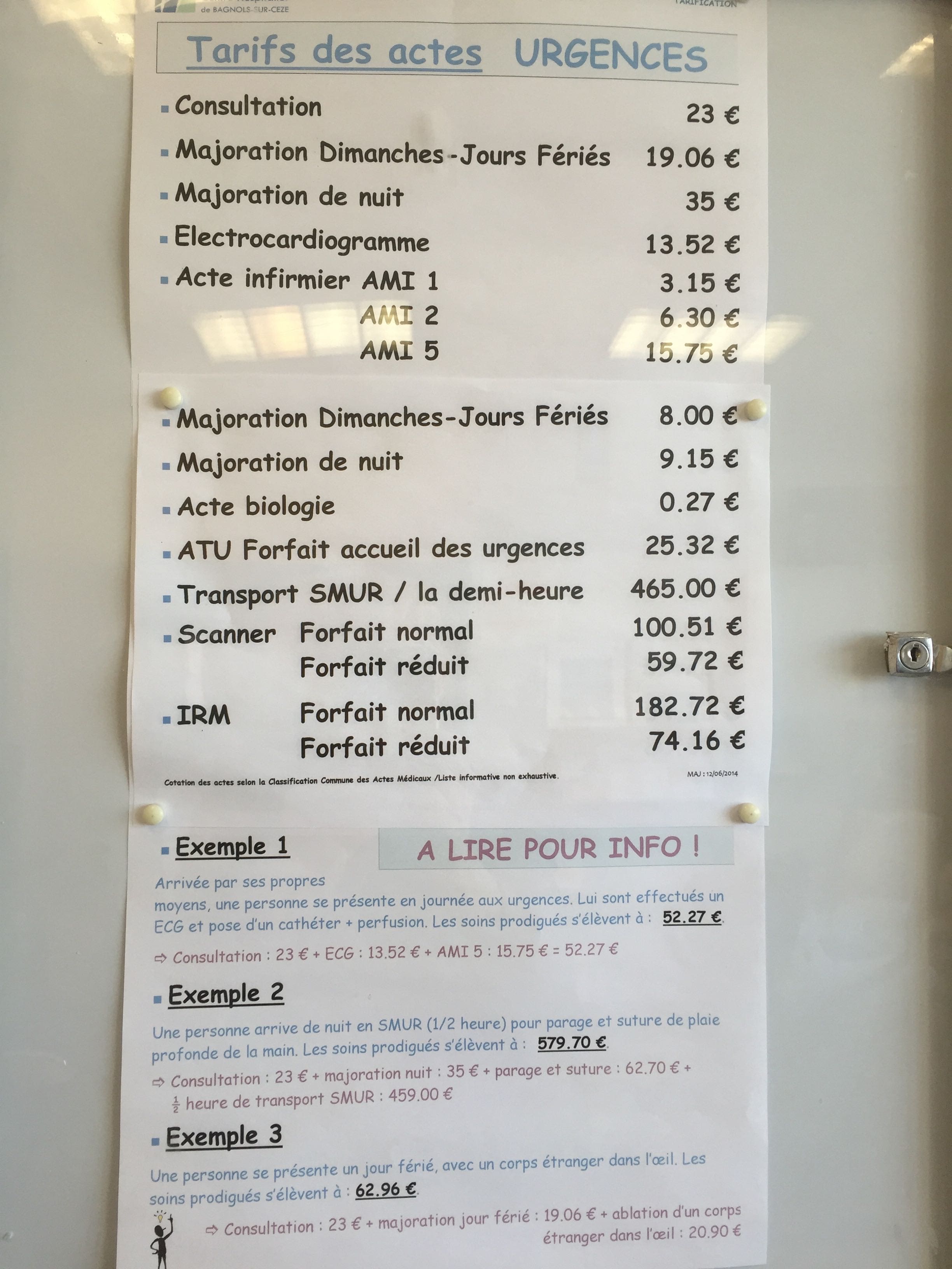 French hospital emergeny room