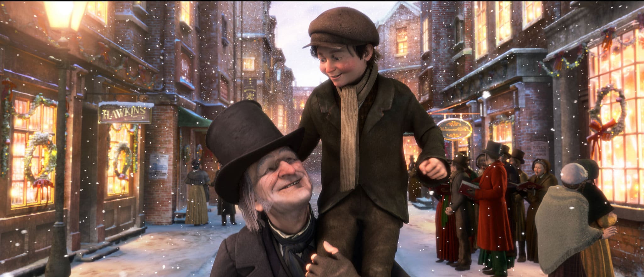 Tiny Tim and Scrooge