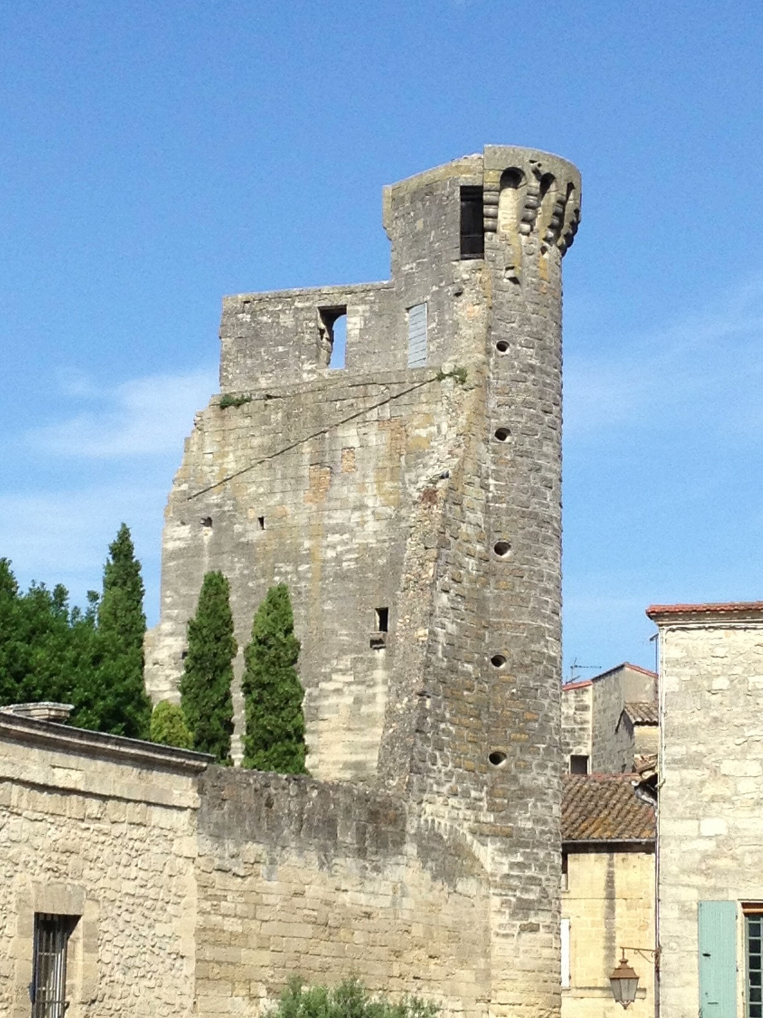 Remnants of the ancient guard wall Uzes