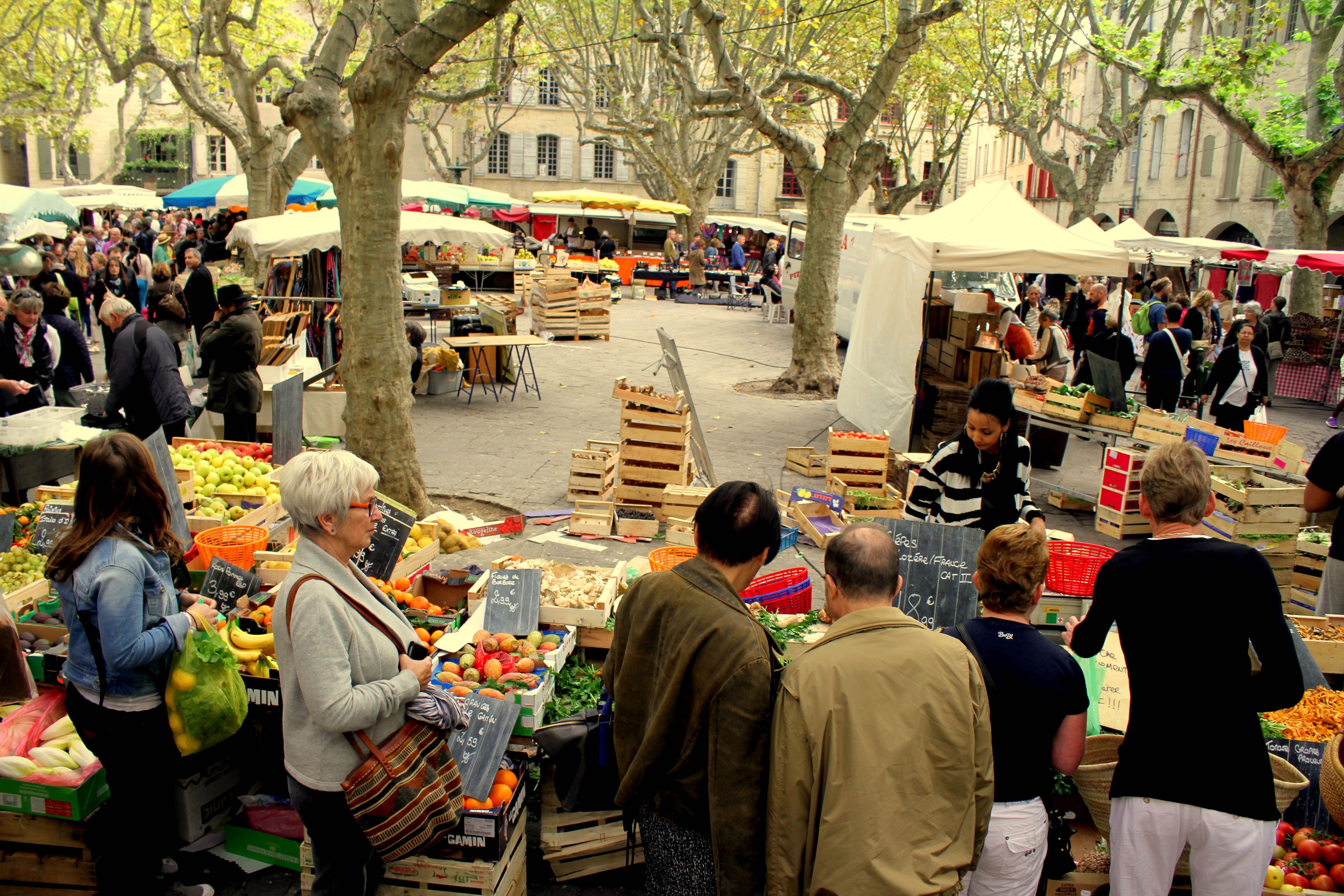 Saturday Market in Place aux Herbes