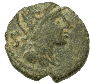 Coin of Nemausus circa 40 BC