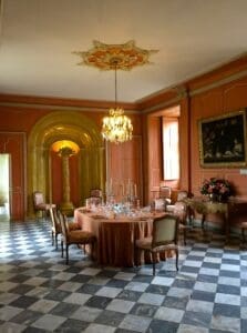 Dining room at Château Villandry