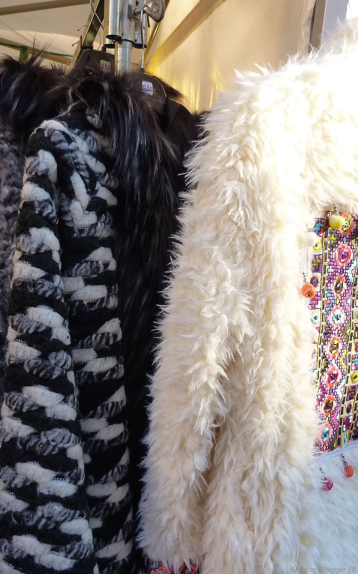 Furs at Uzes Christmas Market