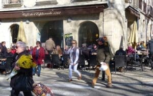 Uzes Saturday Market Winter market in Uzes