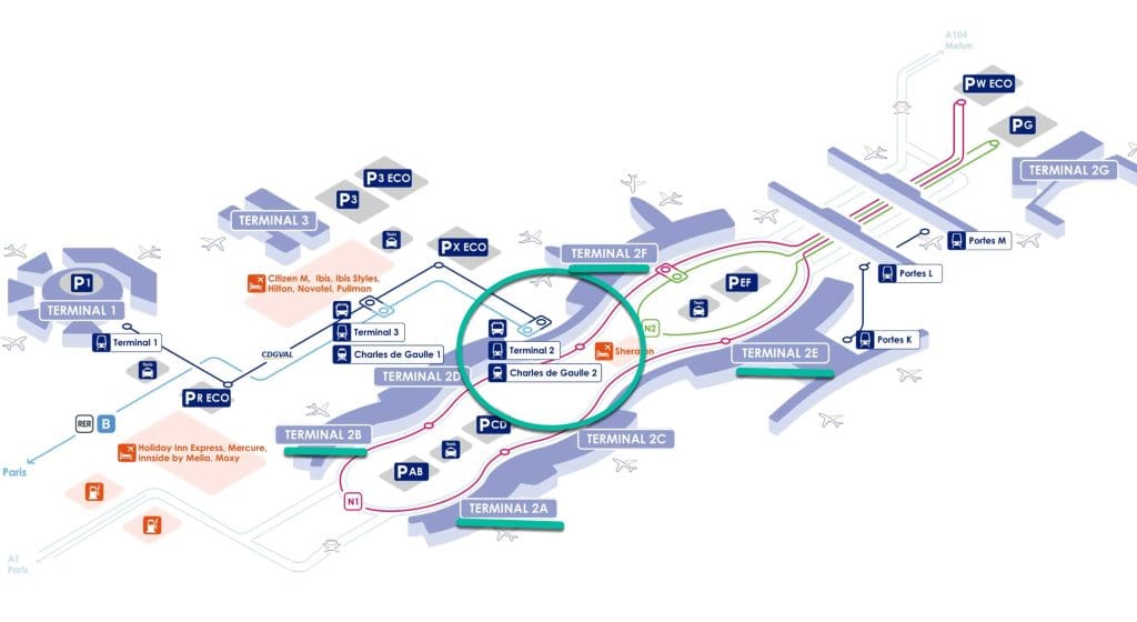 SNCF/TGV Trains at CDG 