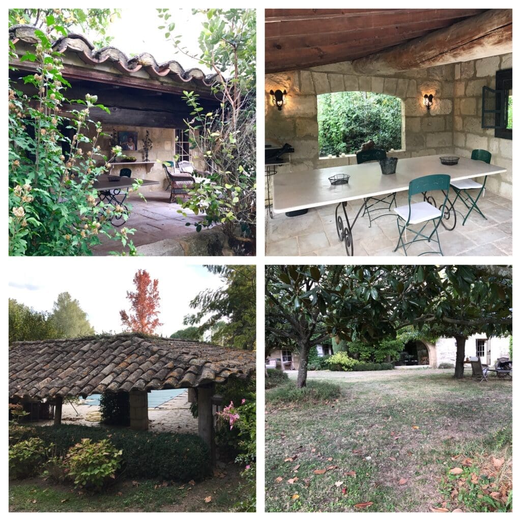 Behind French garden walls