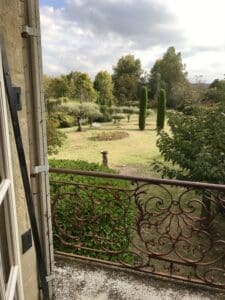 Behind French garden walls