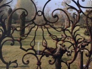 Behind French garden walls