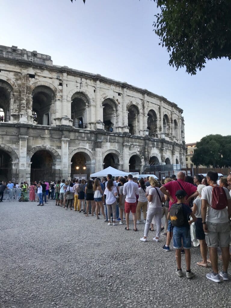 Summer Concert in Nîmes' ancient arena